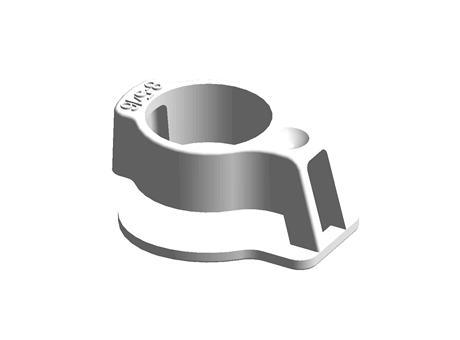 SECURITY CLIP LF D8 RED