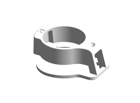 SECURITY CLIP LF D12 WHITE