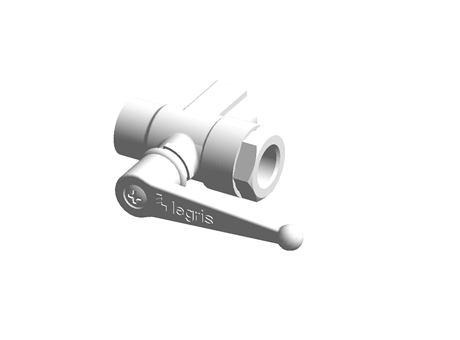 BALL VALVE 3/8"BSP 3WAY LPORT