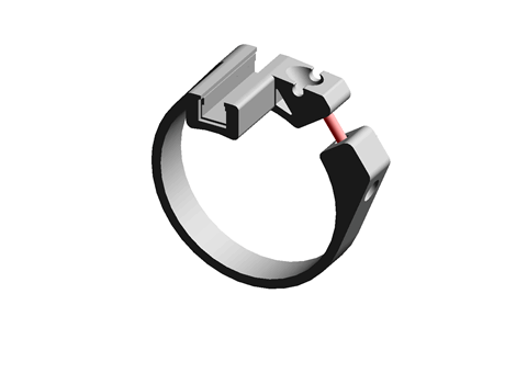 Clean-line cylinder clamp E12015