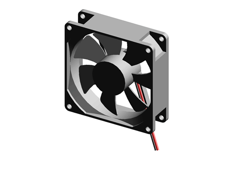 DC-Fan 12V 80x80x25 (Vapo)