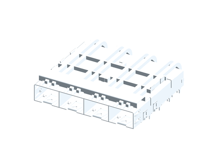Sfp Module Cad Model XFP 和 SFP 罩: 3D 模型 - SOLIDWORKS, Inventor, CATIA V5, AutoCAD, STEP, STL ...