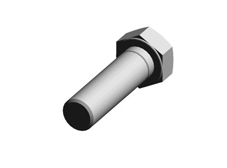 1-8 X 3 1/2 Grade 5 Hex Head Cap Screw Z