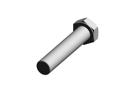 1-14 X 5 Grade 8 Hex Cap Screw Yellow Zi