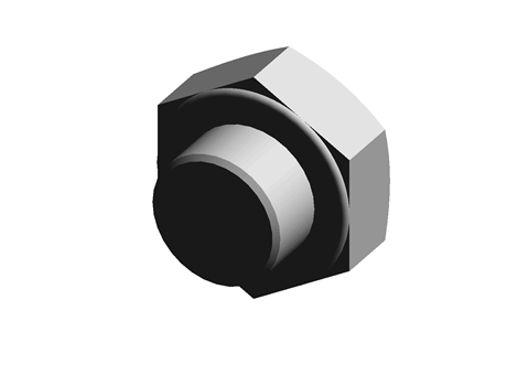 1-14 X 6 1/2 Grade 8 Hex Cap Screw Yello