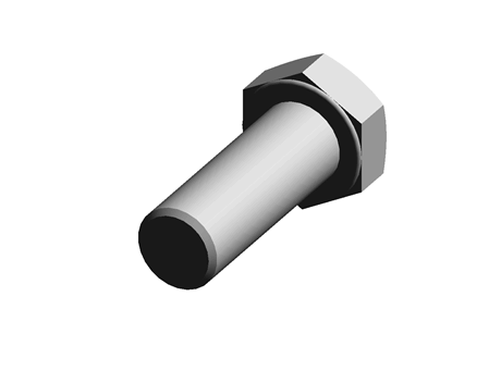 1-8 X 2 3/4 Grade 5 Hex Head Cap Screw Z