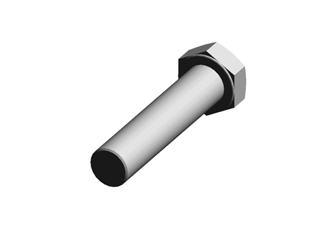 1-14 X 4 1/2 Grade 5 Hex Cap Screw Zinc