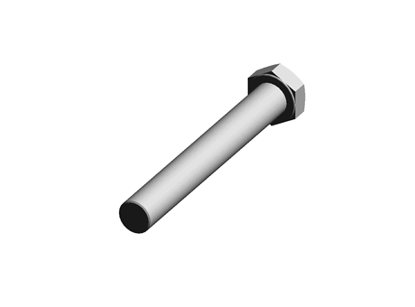 1-14 X 7 1/2 Grade 5 Hex Cap Screw Zinc