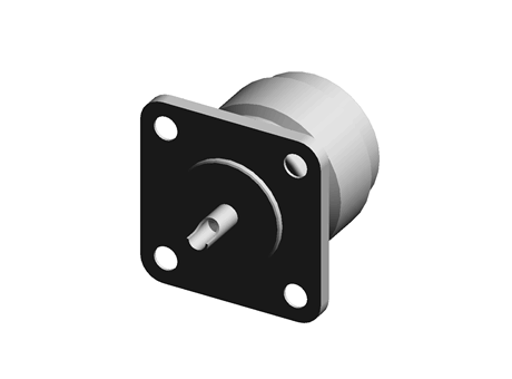 Radiall 50Ω Straight Panel Mount N Type Connector, Plug, Solder Termination, 0  11GHz