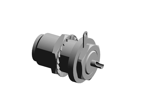 Radiall 50Ω Straight Panel Mount N Type Connector, jack, Solder Termination, 0 → 11GHz