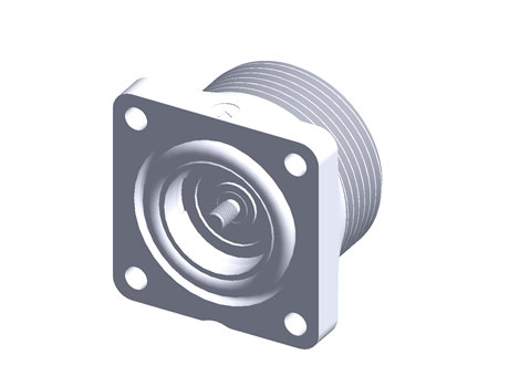 Radiall Panel Mount 50Ω 7/16 Connector jack