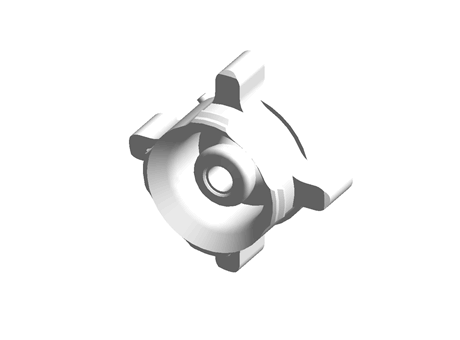 Radiall 50Ω Straight Surface Mount MMBX Connector, jack, Solder Termination, 0 → 12.4GHz
