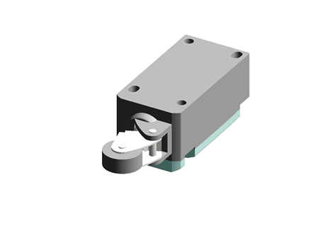 SIRIUS 3SE5 Safety Switch With Roller Lever Actuator, Metal, NO/NC