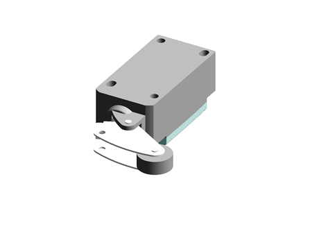 SIRIUS 3SE5 Safety Switch With Roller Lever Actuator, Metal, NO/NC