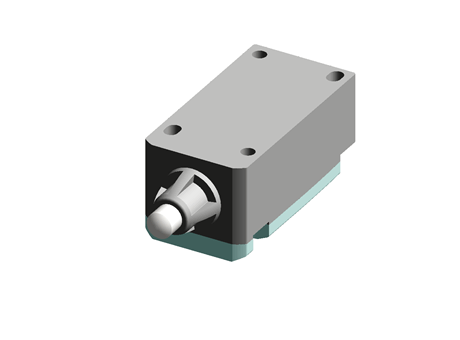SIRIUS 3SE5 Safety Switch With Plunger Actuator, Metal, NO/2NC