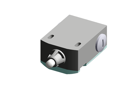 SIRIUS 3SE5 Safety Switch With Plunger Actuator, Metal, NO/NC