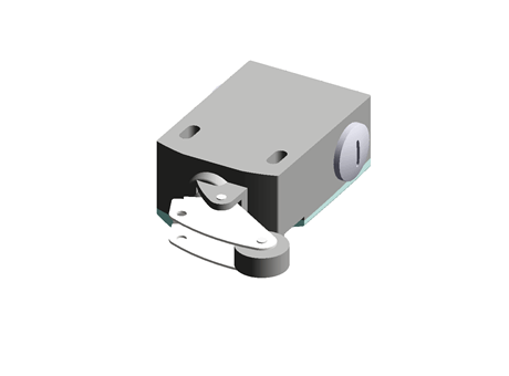 SIRIUS 3SE5 Safety Switch With Roller Lever Actuator, Metal, NO/NC