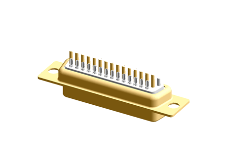 Density Rear Panel Mount Connector RS Group - Free CAD models - Amphenol FCI Panel Mount, 44 Pin D-sub ...