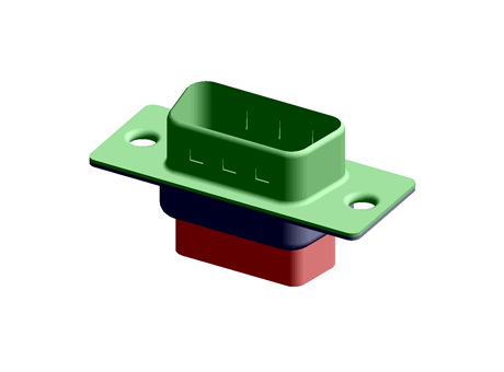 Amphenol FCI 10090930 Series 2.29mm Pitch Straight Crimp D-sub Connector, Plug, 15 Pin