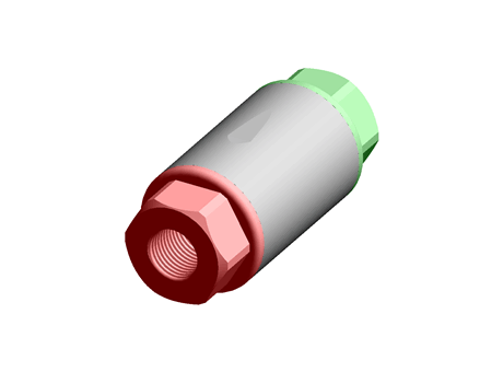 NON-RETURN VALVE FEMALE 1/8"BSPP STAINLE