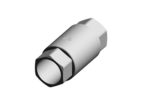 NON-RETURN VALVE FEMALE 3/4"BSPP STAINLE