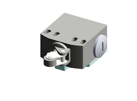 SIRIUS 3SE5 Safety Switch With Roller Lever Actuator, Plastic, NO/NC