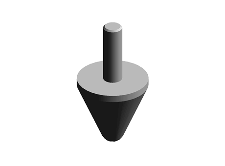Paulstra Conical Stop Damper 30mm, 6J, 140daN