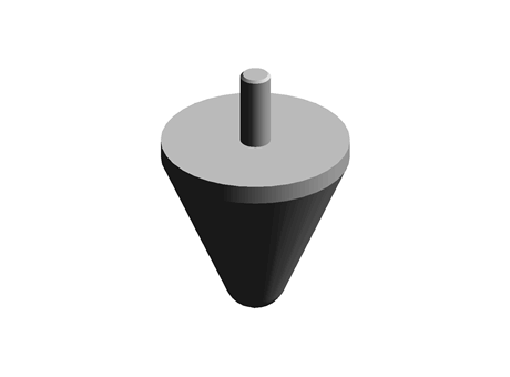 Paulstra Conical Stop Damper 50mm, 30J, 340daN