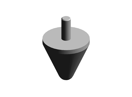Paulstra Conical Stop Damper 50mm, 30J, 340daN