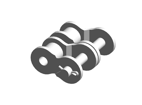 DUPLEX OFFSET CHAIN LINK, ANSI