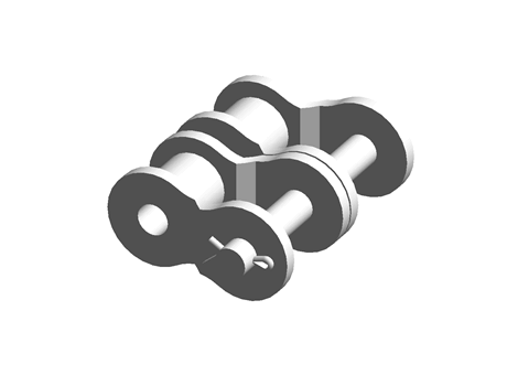DUPLEX OFFSET CHAIN LINK, ANSI