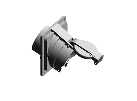 Red 3P+E switched interlock,16A 400V