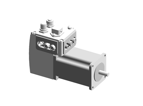 integrated drive ILS with stepper motor
