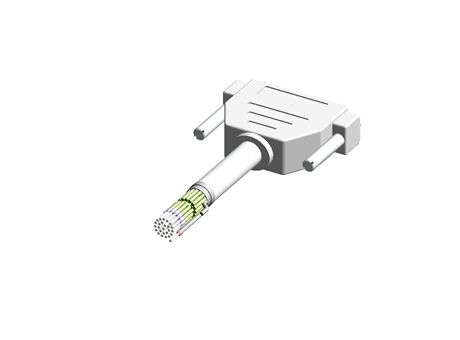 CABLE-D-25SUB/M/OE/0 25/S/4 0M