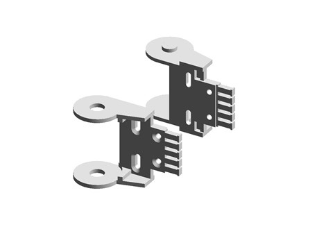 26 series cable chain bracket 45mm comb