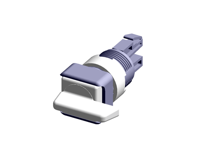Modular Switch Body, IP65 (Front); IP40 (Back), Latching for use with A01 Series -20°C +55°C