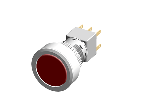 Push Button Panel Cad RS Group - Free CAD models - APEM Double Pole Double Throw (DPDT ...