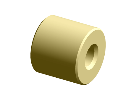 Round Bronze Nut for 10 X 2 Lead Screw