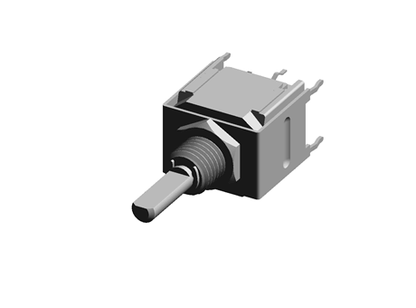 NKK Switches, 10 Position, BCD Rotary Switch, 100 mA, Through Hole