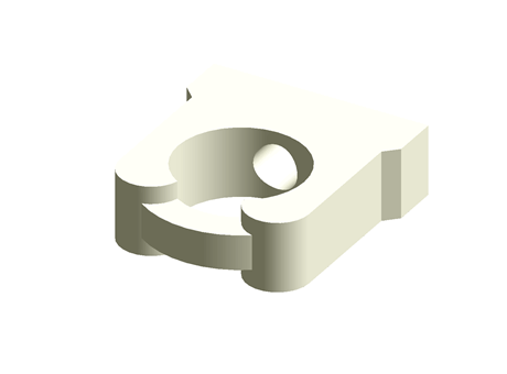 Polyethylene KLIP-IT pipe clip, 40mm