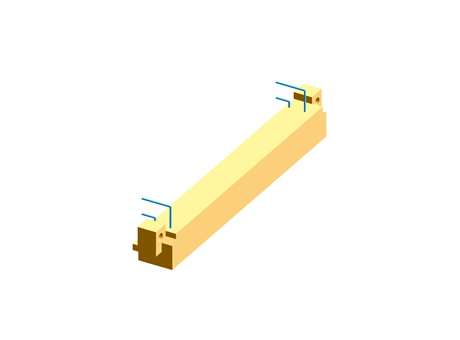 32 way DIN41612 leading contact plug