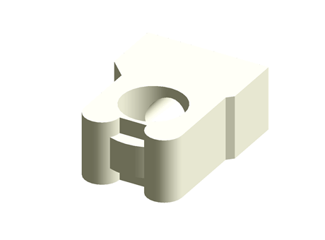 Pipe clip type 061H PP ISO 16