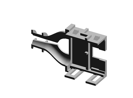 Backshell Minifit 10ckt