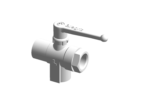 BALL VALVE 1/2"BSP 3WAY LPORT