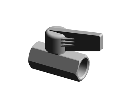 BALL VALVE 1/2"BSP LIGHT