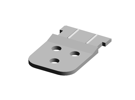 TE Connectivity 10/18 Way Strain Relief/Pull Tab for use with AMPMODU Mod IV Series