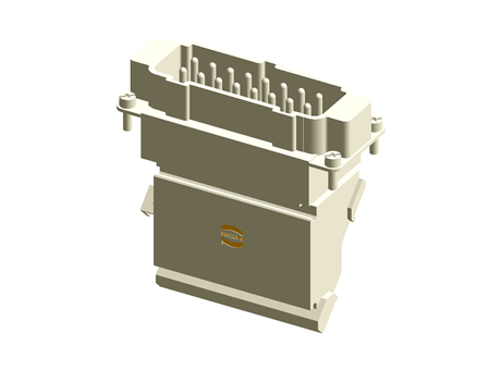 09330164625 - Harting 电源连接器 Han B 系列 16触点 16P+E极 插头 尺寸 6 B
