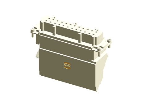 09330244725 - Harting 电源连接器 Han B 系列 24触点 24P+E极 IP65 插座 尺寸 24 B