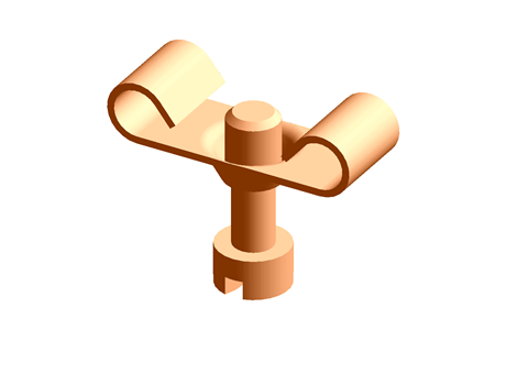 Harting Male Jack Screw for use with D-Sub Connector