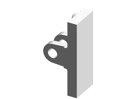 Double Clevis Mount for CQU40 Series